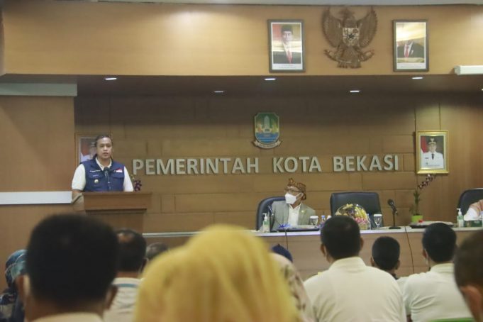 Plt. Wali Kota Bekasi Pimpin Rapat Perencanaan Pembangunan Kota Bekasi Tahun 2023 Konsolidasi Ketercapaian Hasil Pembangunan