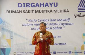 PLT WALI KOTA BEKASI HADIRI HUT KE-4 RS MUSTIKA MEDIKA