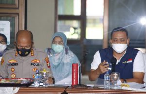 PLT. WALI KOTA PIMPIN RAKOR PENGENDALIAN COVID 19 KOTA BEKASI BERSAMA 3 PILAR