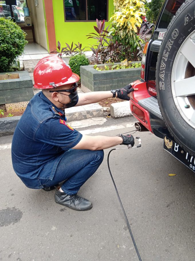 Dinas Perhubungan Kota Bekasi Gelar Uji Emisi Gratis Sambut HUT Perak Kota Bekasi
