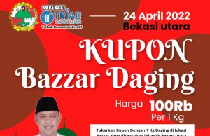 KOPERASI TRIAD MENGADAKAN BAZZAR DAGING SAPI MURAH DI BEKASI UTARA