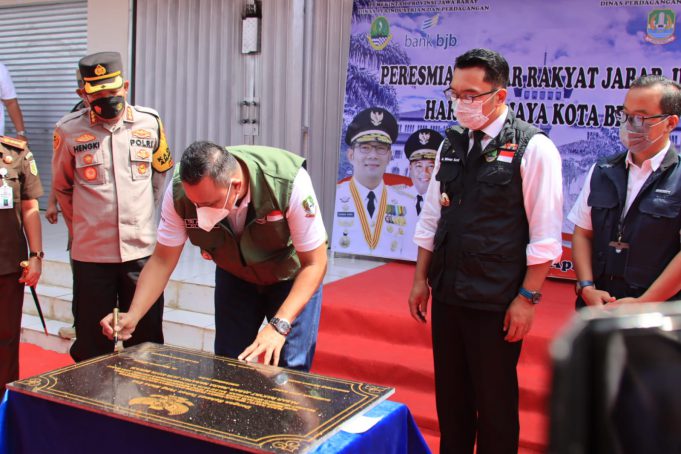 Gubernur Jabar Resmikan Pasar Rakyat Harapan Jaya Bekasi Utara