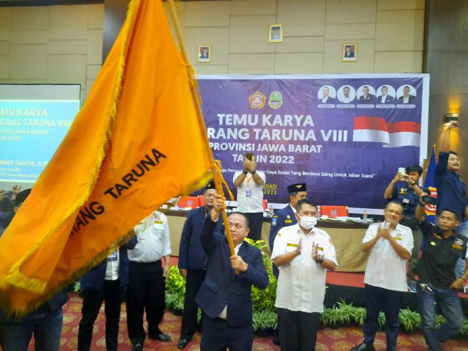 Secara Aklamasi, Ahmad Taufik, S.Spd.i, M.M (Bang Topong) Nahkodai Karang Taruna Provinsi Jawa Barat Periode 2022 – 2027
