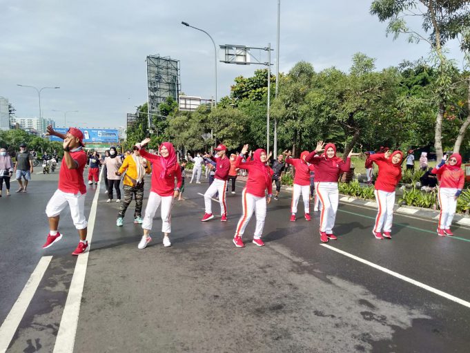 Car Free Day Kota Bekasi Di Buka Kembali Minggu Ini, Plt. Wali Kota Ikuti Senam Bersama
