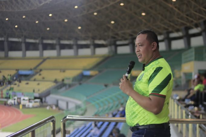 LAGA PERDANA LIGA 3, PLT. WALI KOTA BEKASI OPTIMIS PERSIPASI MASUK LIGA 2