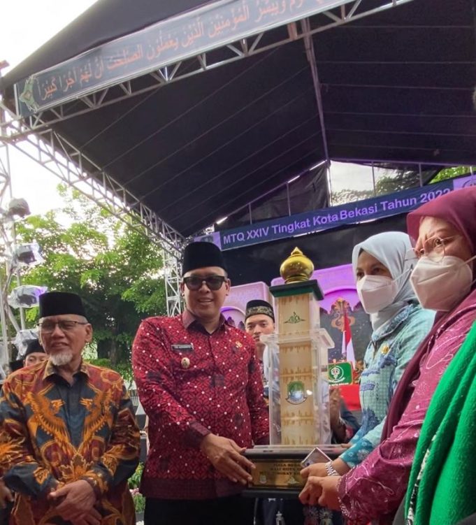 Penutupan Rangkaian MTQ XXIV Tingkat Kota Bekasi: Kecamatan Pondok Melati Raih Juara Umum