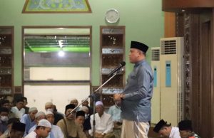 TRI ADHIANTO PLT. WALI KOTA BEKASI RAYAKAN MAULID NABI 1444 H DI MASJID AL BARKAH