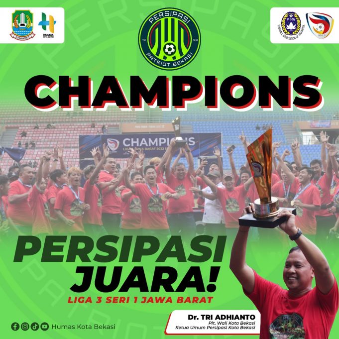 Persipasi Kota Bekasi Menjadi Juara Liga 3 Jawa Barat 2022 Setelah Mengalahkan Dejan FC 1 – 0