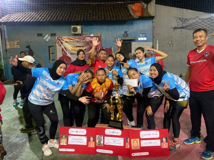 CLUB M3VC Kota Bekasi Menyabet Juara 2, Pemain Terbaik dan Club’ Fair Play, Dalam Turnamen Open Bola Voli Putri 2023