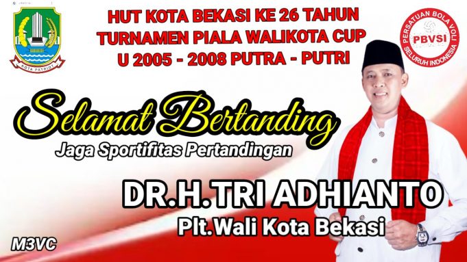 Ulang Tahun Ke 26 Tahun Kota Bekasi PBVSI Menggelar Turnamen Volley Kelompok Usia 2005 – 2008 Di GOR Kota Bekasi