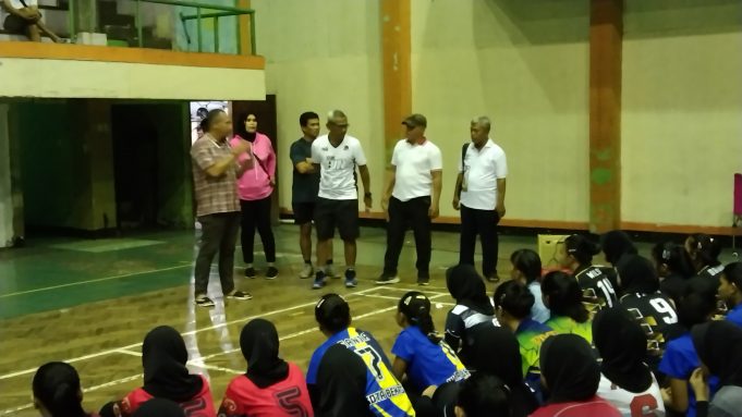 Menyambut Pekan Olah Raga Pelajar Daerah (POPDA) Jawa Barat, PBVSI Kota Bekasi Melakukan Seleksi Atlit Voli Pelajar se-Kota Bekasi
