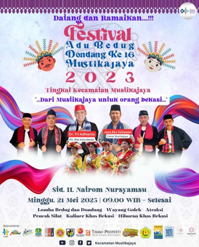 Sebagai Bentuk Pelestarian Budaya Kecamatan Mustikaya Kota Bekasi Mengadakan Festival Bedug Dan Dongdang