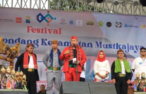 Masyarakat Kecamatan Mustikajaya Kota Bekasi Antusias Sambut Festival Adu Bedug Dan Dongdang 2023