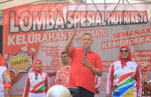 Tri Adhianto, Plt. Wali Kota Bekasi Buka Pesta Olahraga di Kelurahan Sumur Batu