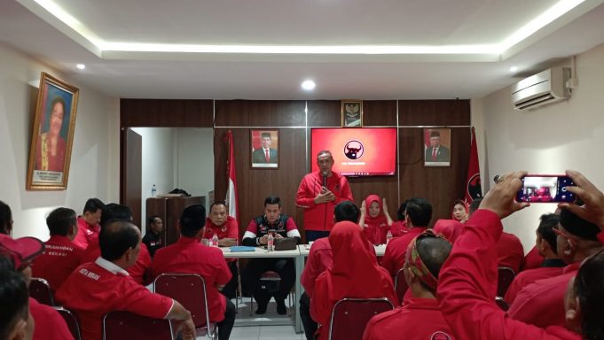 Dibawah Pimpinan Tri Adhianto, DPC PDI Perjuangan Kota Bekasi Telah Mempunyai Gedung Sekretariat Pribadi 3 Lantai