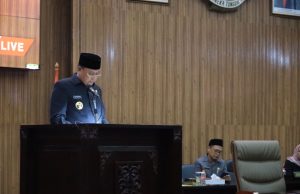 Tri Adhianto Wali Kota Bekasi Hadiri Rapat Paripurna DPRD Beragendakan Rancangan Perubahan APBD TA 2023