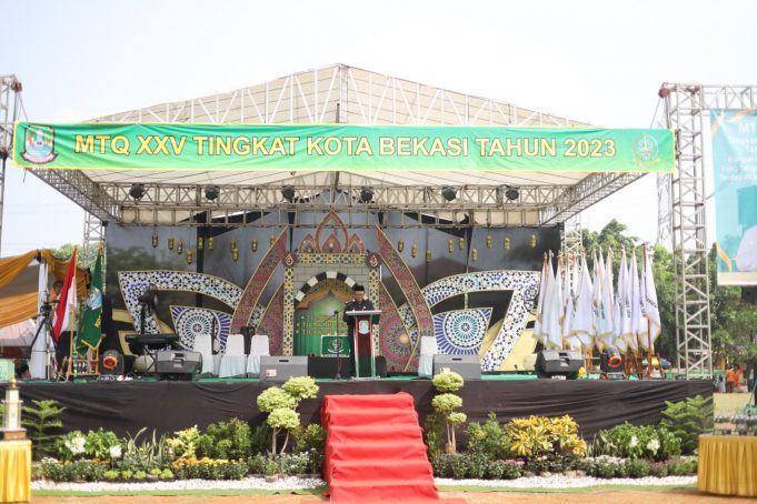 Pj. Wali Kota Bekasi Buka MTQ ke 25 Tingkat Kota Bekasi di Kecamatan Bekasi Utara