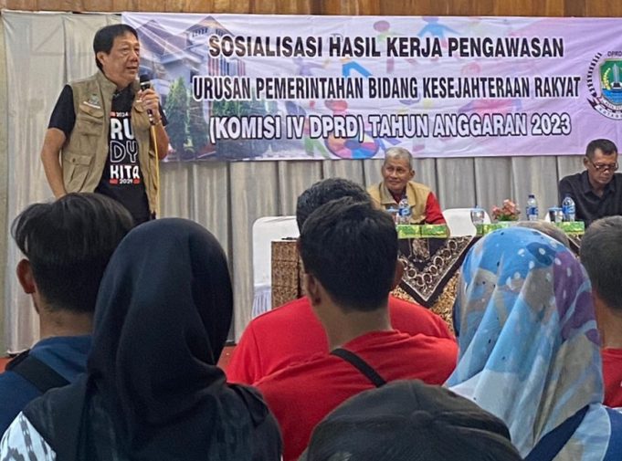 Rudy Heryansah Mengadakan Temu Rakyat Dalam Rangka Mensosialisasikan Hasil Kerja Pengawasan Dari Komisi IV DPRD Kota Bekasi