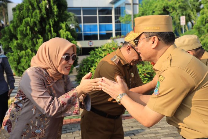 Paska Libur Lebaran, Pemkot Bekasi Mengadakan Apel Pertama Sekaligus Mengadakan Halal Bil Halal