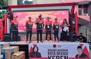 DPC PDI Perjuangan Kota Bekasi Menggelar Acara Gerak Jalan Sehat & Doa Bersama Peringatan Bulan Bung Karno Sekaligus Haul Bung Karno & Taufik Kiemas