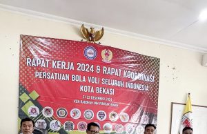 PBVSI Kota Bekasi Menggelar Rapat Kerja di Puncak Bogor Jawa Barat.