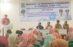 Rudy Heryansah Wakil Ketua Komisi 1 DPRD Kota Bekasi Menghadiri Musrenbang Kelurahan Kaliabang Tengah Bekasi Utara