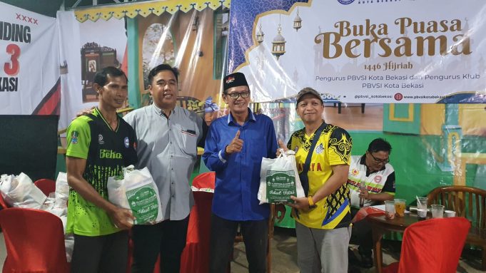 PBVSI Kota Bekasi Mengadakan Acara Buka Bersama Sekaligus Pembagihan Bingkisan Lebaran 1446 H.