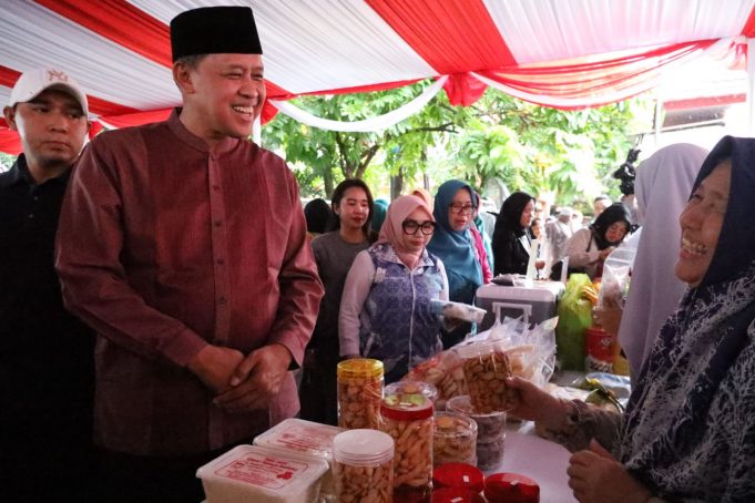 Tri Adhianto Wali Kota Bekasi Sampaikan Bazaar Ramadhan Dipastikan Jadi Momen Perkembangan Produk UMKM
