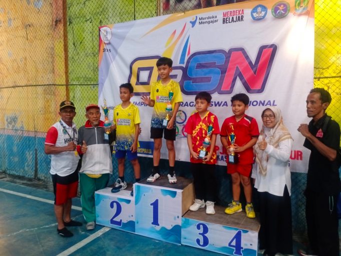 Keenan El-Zakir Anaqie, Siswa Kelas 4 SDN Bekasi Jaya V, Rebut Juara 1 Bulu Tangkis O2SN Kec.Bekasi Timur