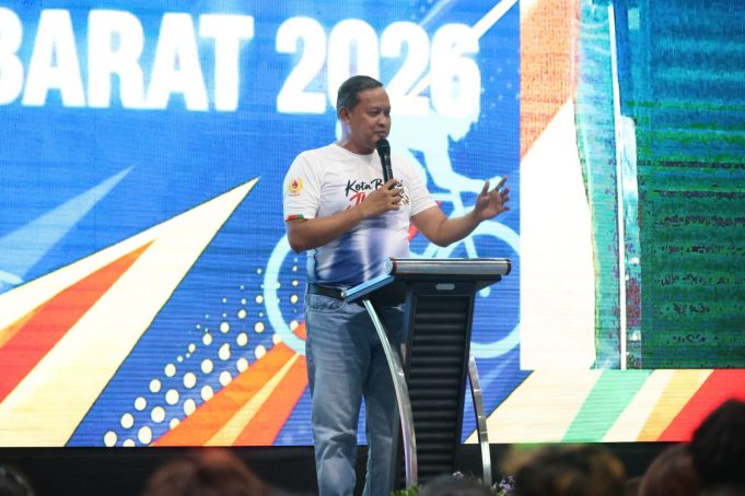 Bidik 200 Emas Tri Adhianto Kukuhkan 1.154 Kontingen Porprov ke XV Jawa Barat 2026