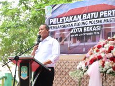 Peletakan Batu Pertama Polsek Mustikajaya, Wali Kota Bekasi dan Kapolres Metro Bekasi Dorong Pelayanan Keamanan Lebih Optimal